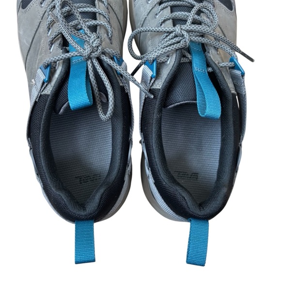 Teva Grandview GTX Low In Gray & Blue Leather Hiking Boots Men’s Sz 11.5 1134094 - Picture 3 of 7